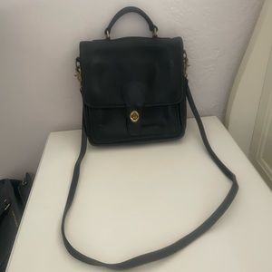 Coach Vintage Black Station Bag